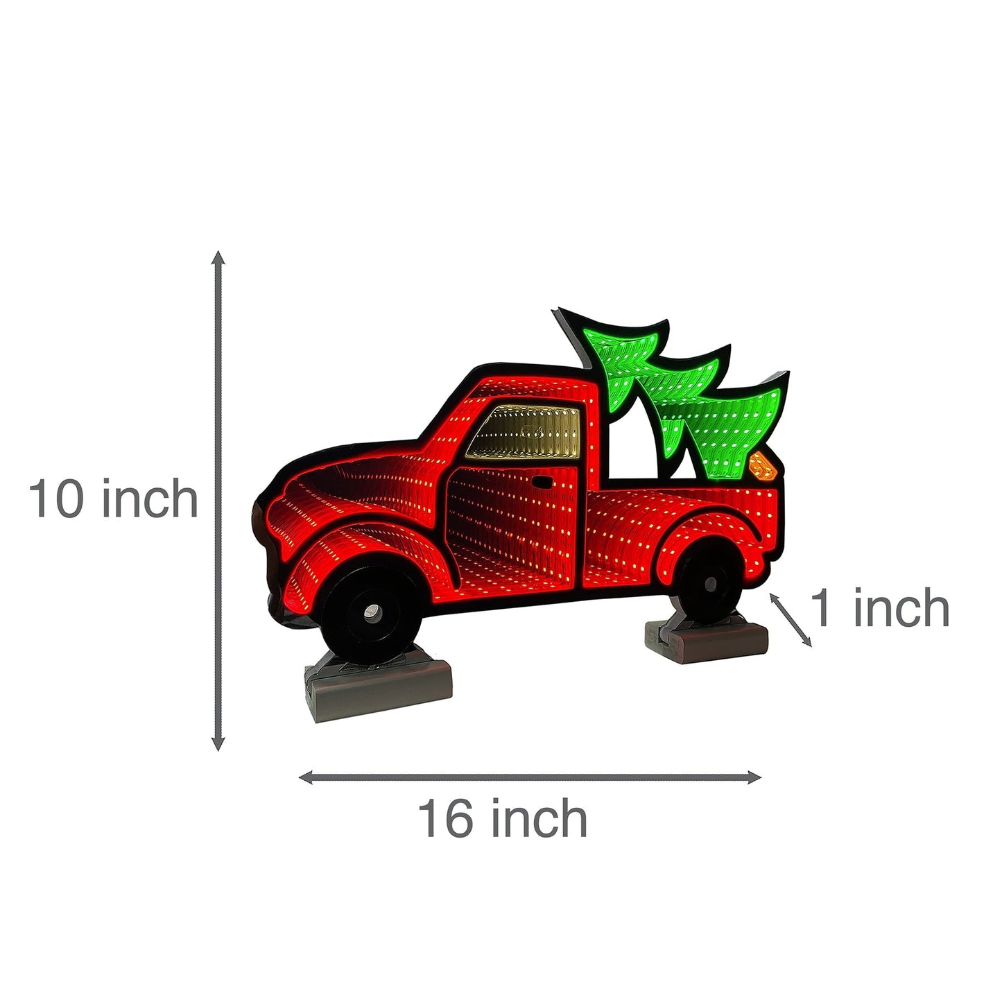 Infinity Light Truck With Wooden Base (16")