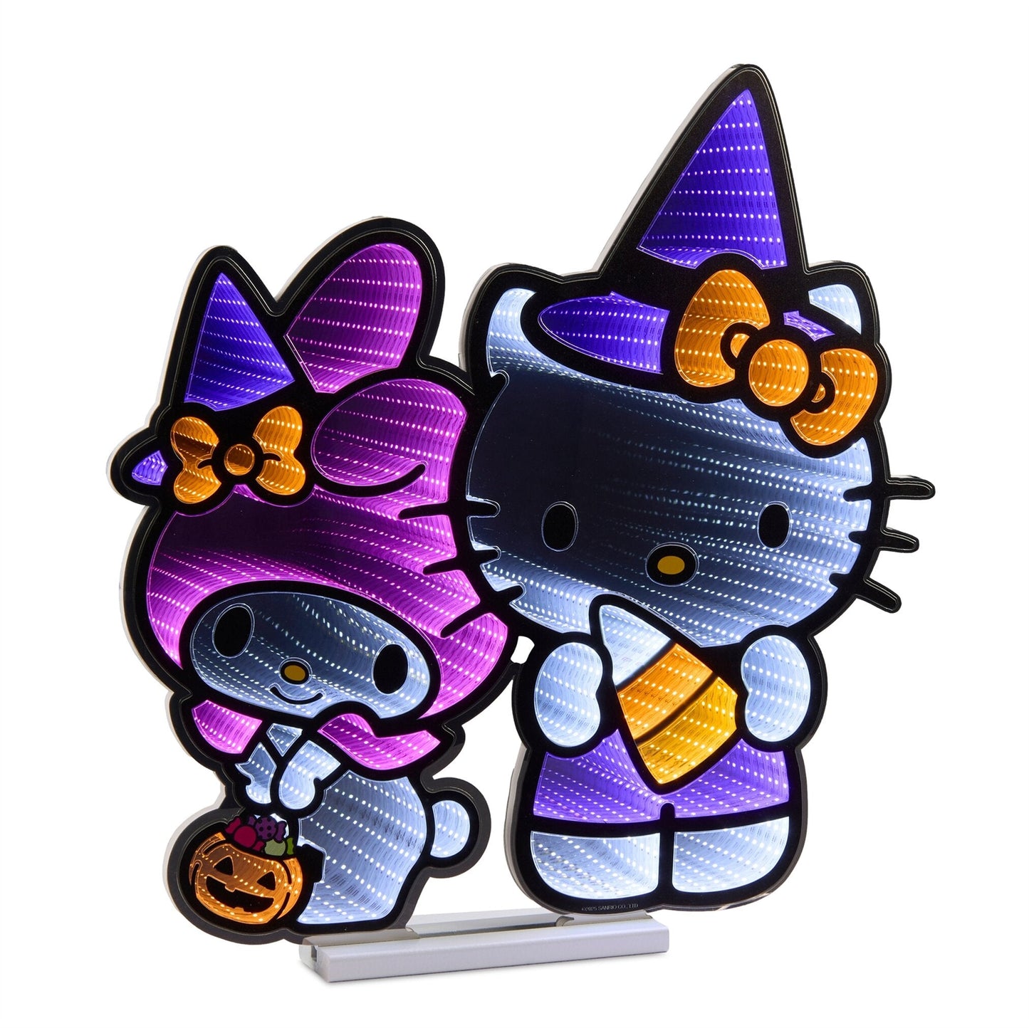 Hello Kitty and Friend w/Candy Corn Infinity Light w/UL Plug, 24", Acrylic