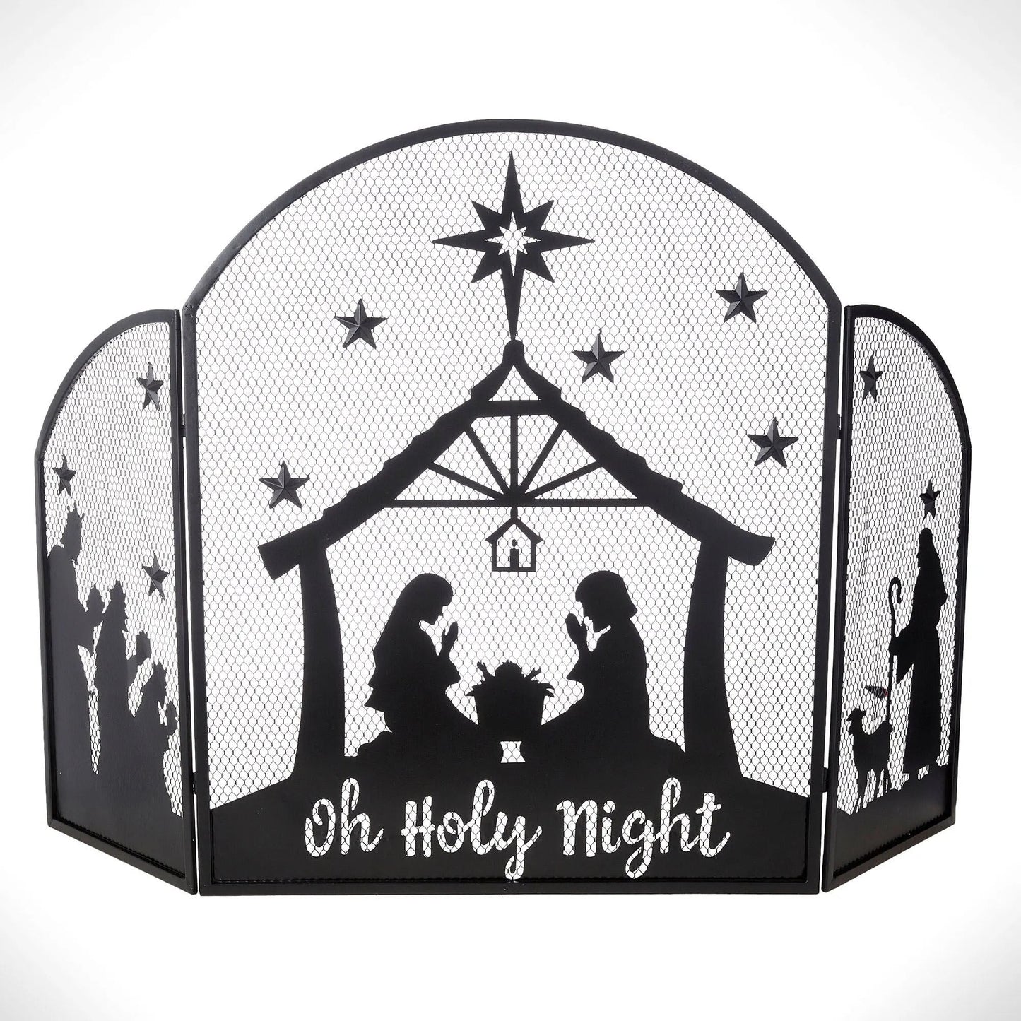 Nativity Fireplace Screen, 48"