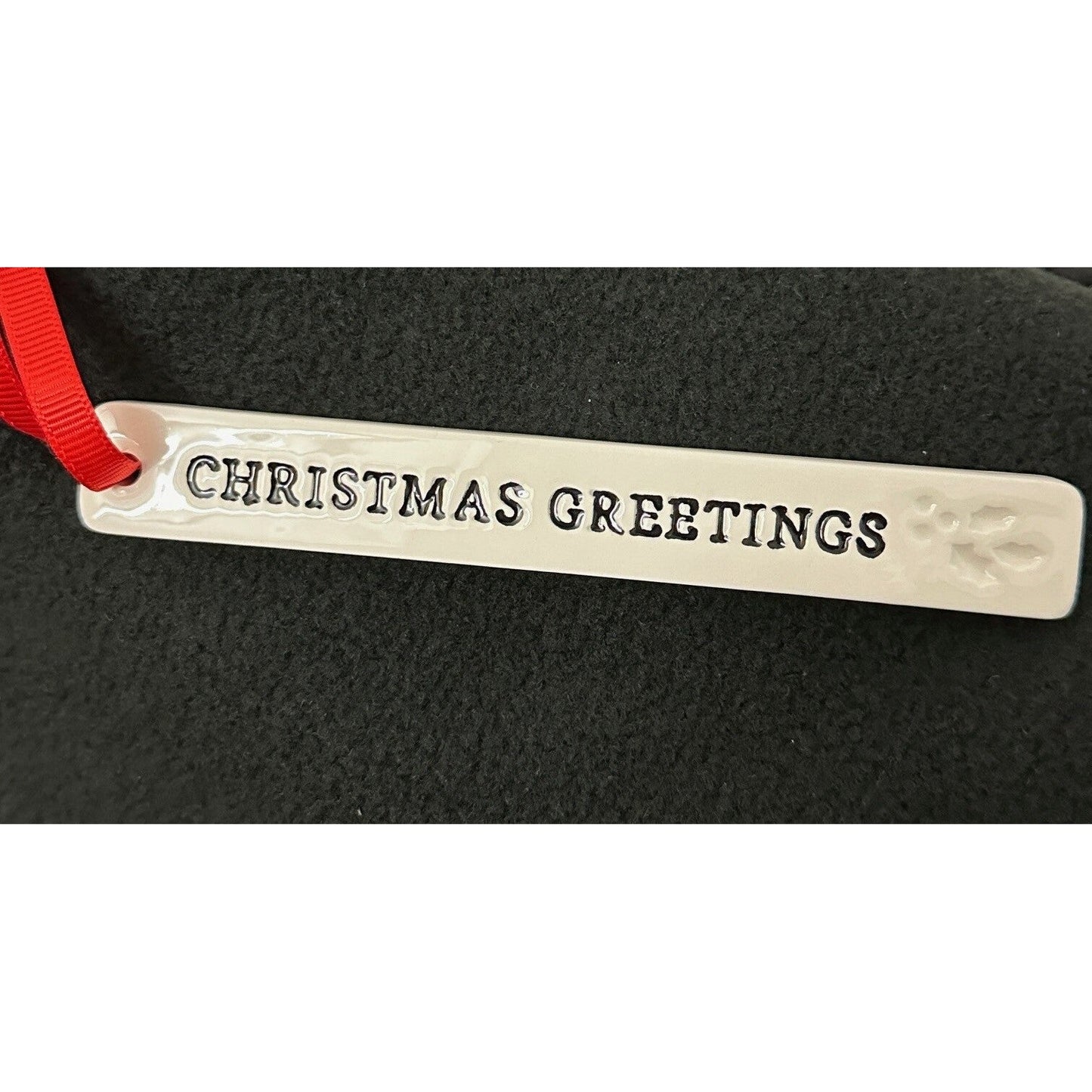 Holiday Message Ornament, 5 1/2" (3 styles - sold individually)