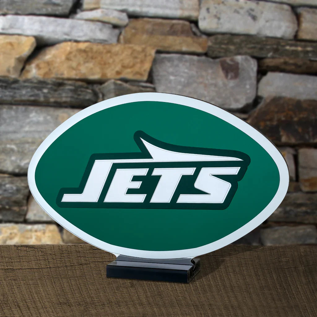 New York Jets LED Infinity Logo Light, Acrylic, w/UL Plug, 10.5"