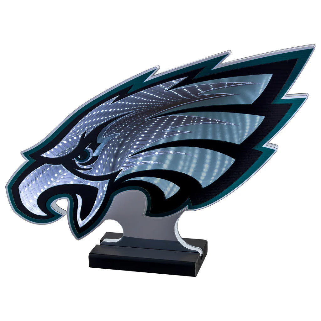 Philadelphia Eagles LED Infinity Logo Light, Acrylic, w/UL Plug, 10"