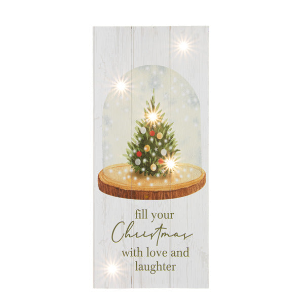 Woodland Greetings - Light Up Box Plaques, 18" (2 styles - sold individually)