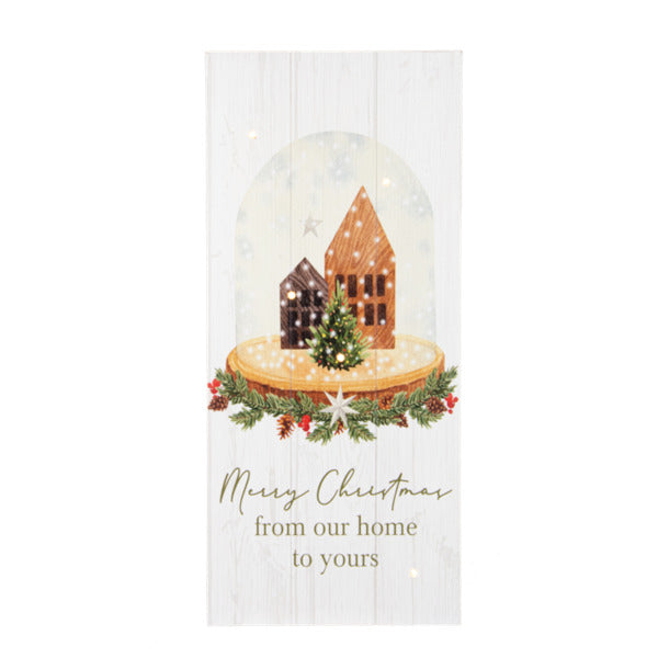 Woodland Greetings - Light Up Box Plaques, 18" (2 styles - sold individually)