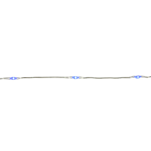 20-Count Blue LED Micro Fairy Christmas Lights - 6ft, Copper Wire