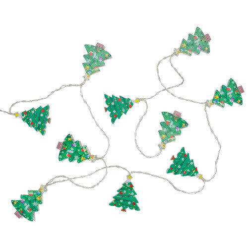 10-Count LED Christmas Tree Fairy Lights, 5.5ft, Copper Wire