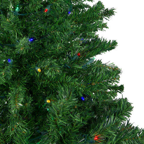 4' Pre-Lit Mixed Classic Pine Medium Artificial Christmas Tree - Multi LED Lights