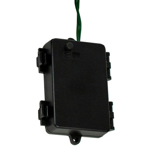 20 Battery Operated Warm White Wide Angle LED Christmas Lights - 9.5 ft, Green Wire
