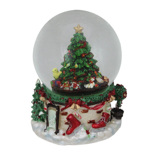 Presents Under the Tree Musical Christmas Snow Globe - 7"
