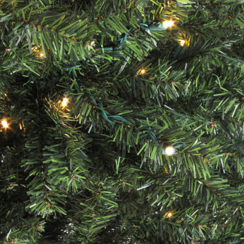 3' Pre-Lit Canadian Pine Artificial Christmas Tree, Clear LED Lights