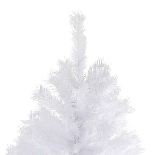 7' Full Icy White Spruce Artificial Christmas Tree - Unlit