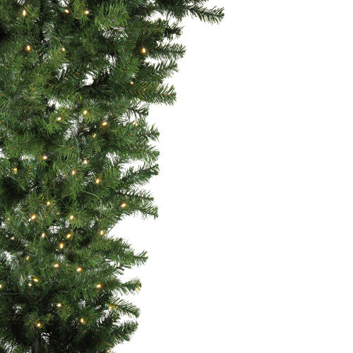 6.5' Pre-Lit Upside Down Spruce Artificial Christmas Tree - Warm White LED Lights