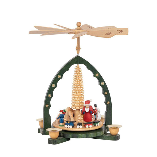 Richard Glaesser Pyramid - Santa with Toys - 10.5"