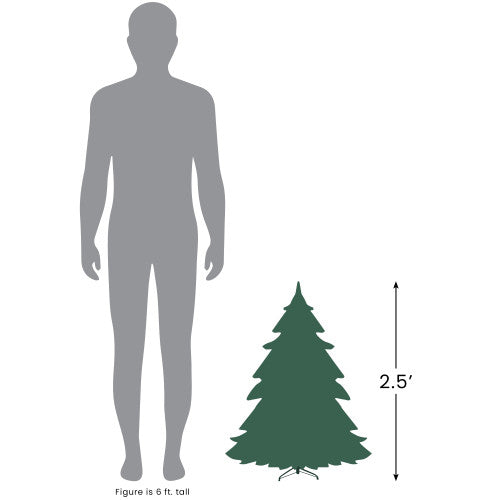 Balsam Pine Medium Artificial Christmas Tree - 28" - Unlit