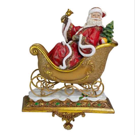 Santa Claus Christmas Stocking Holder, 9.25"