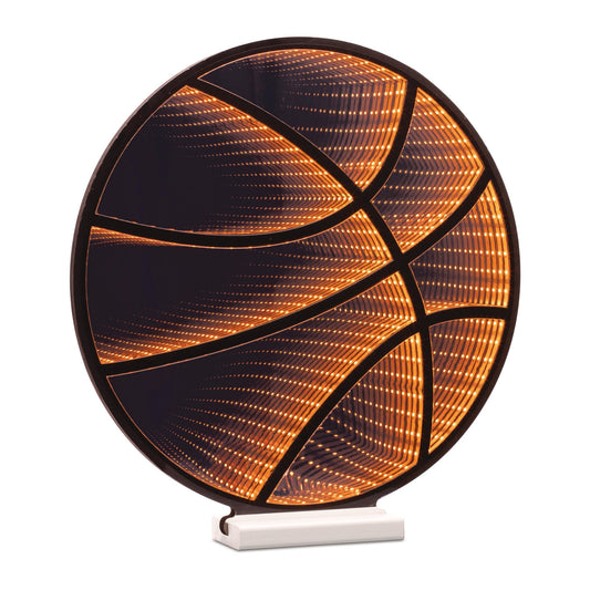 Basketball Infinity Light w/ UL Plug, 17", Acrylic