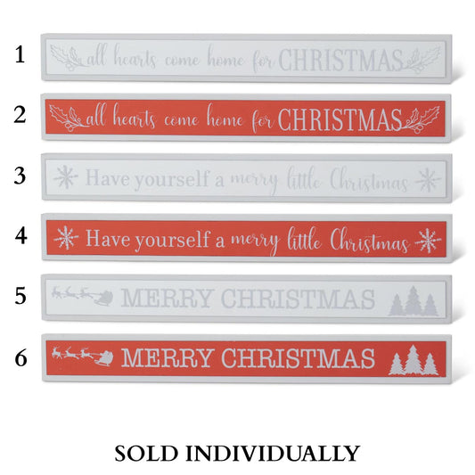 Holiday Message Tabletop Sign, 15.75" (6 styles - sold individually)