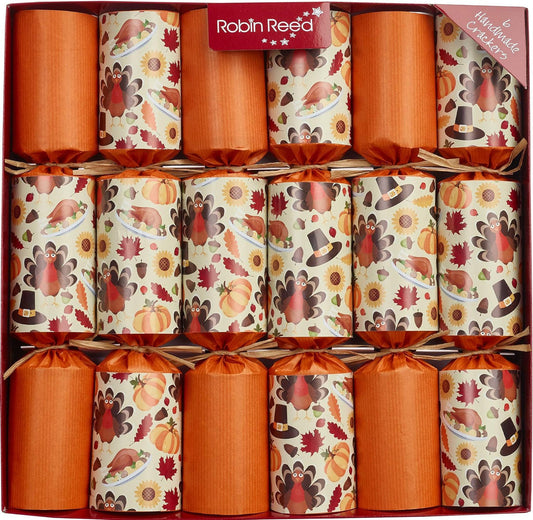 Racing Turkey Party Crackers, 13" (Set of 6)