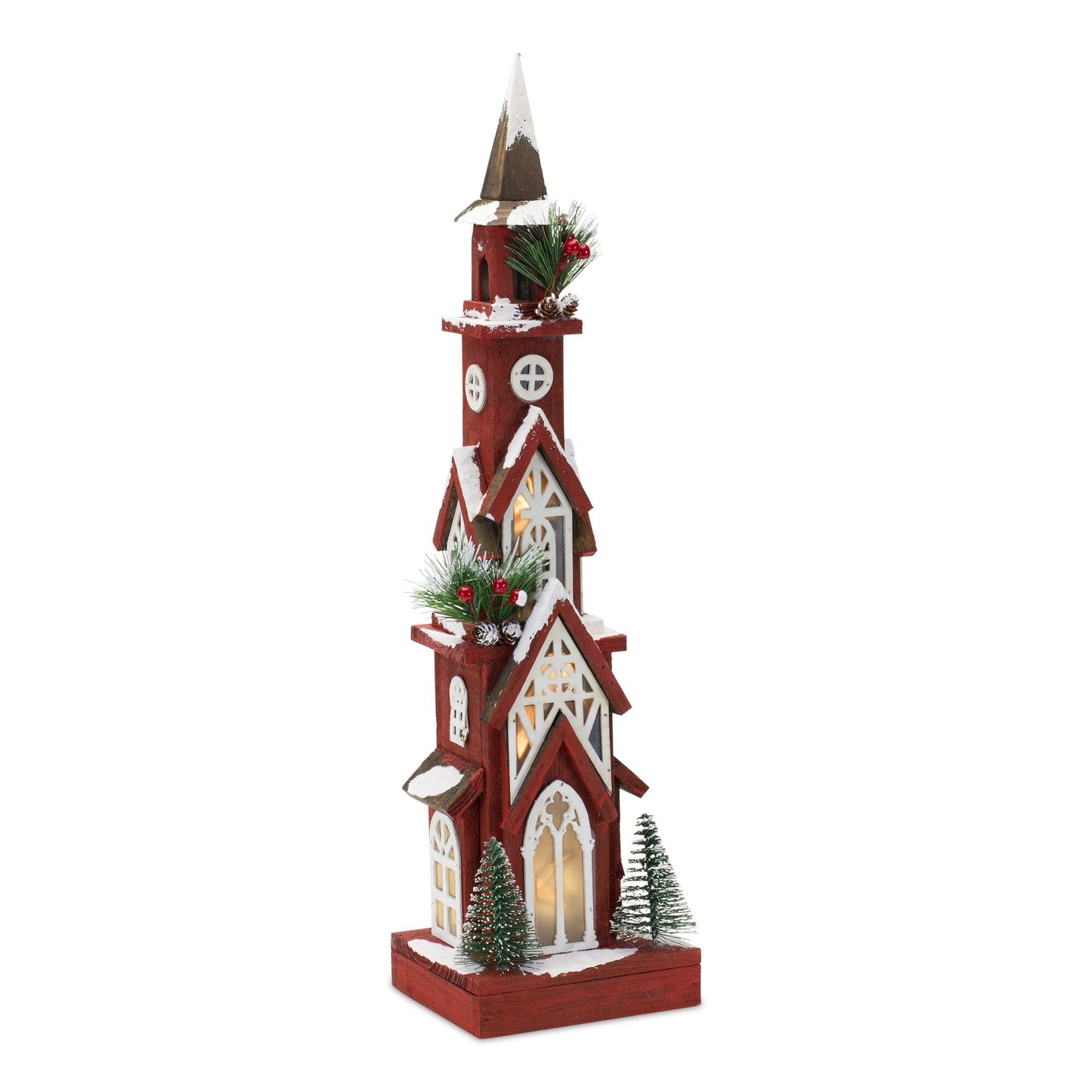 Lighted Church, 24.25"