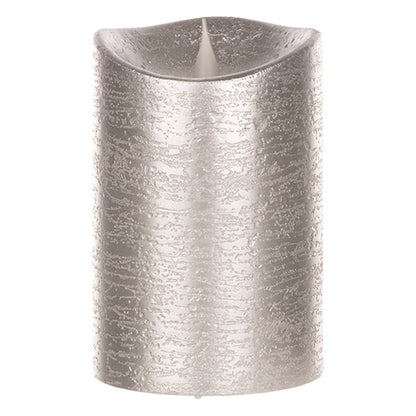 Simplux LED Designer Candle w/4 and 8 Hr Timer 3.5" x 5.5"H Wax/Plastic (Requires 2 C Batteries, Not Included)
