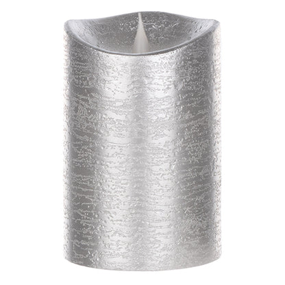 Simplux LED Designer Candle w/4 and 8 Hr Timer 3.5" x 5.5"H Wax/Plastic (Requires 2 C Batteries, Not Included)
