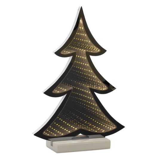 Tree Infinity Light 12.5"H Acrylic w/UL Cord (or Battery powered)