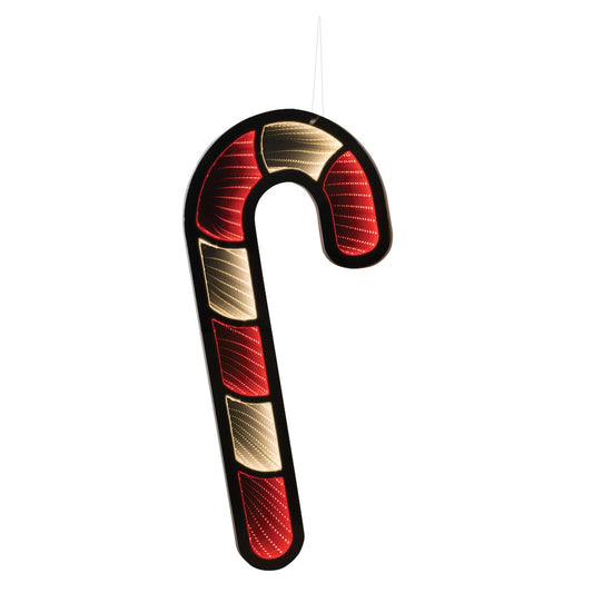 Infinity Candy Cane, Acrylic w/UL Plug, 23.5"