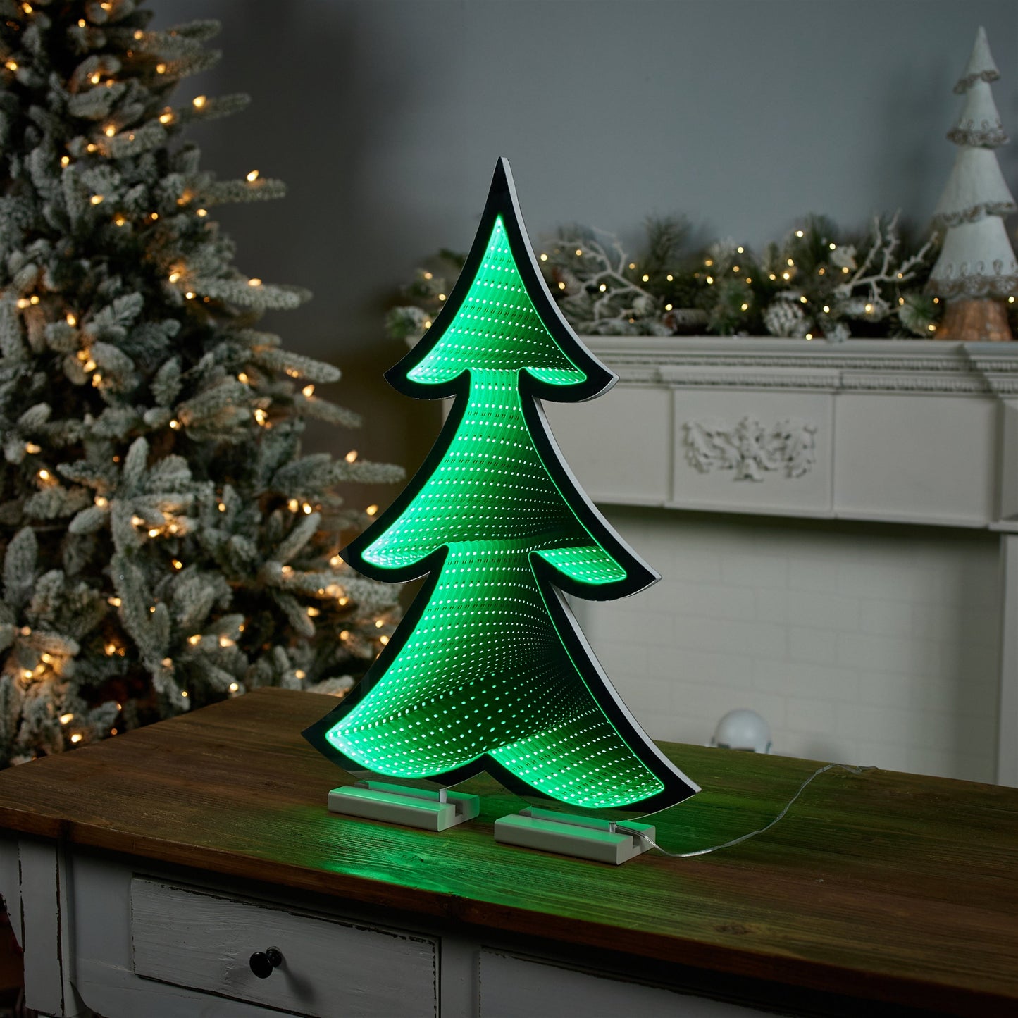 Tree Infinity Light 23.5"H Acrylic w/UL Plug