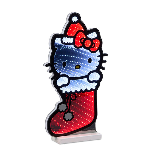 Hello Kitty Stocking Infinity Light, Acrylic w/UL Plug, 16"