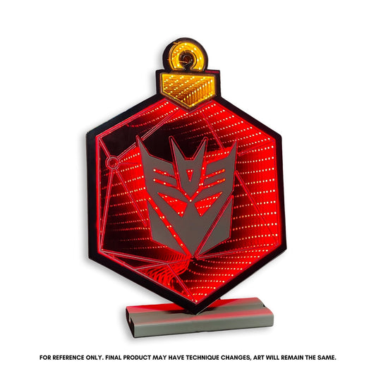 Hasbro Decepticon Ornament Infinity Light, Acrylic w/UL Plug, 15"