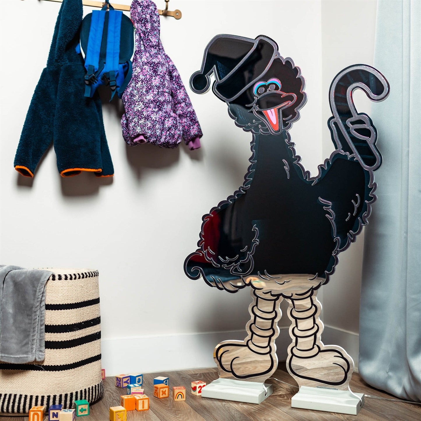 Sesame Street Big Bird Infinity Light w/UL Plug, 47", Acrylic