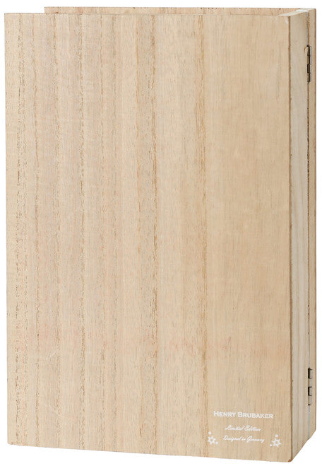 BRUBAKER Reusable Wooden Advent Calendar to Fill - Merry Christmas Book - DIY Christmas Calendar 7.72 x 2.95 x 11.81 inches