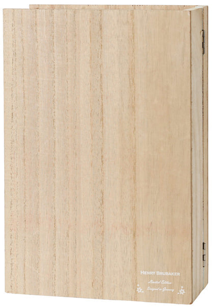 BRUBAKER Reusable Wooden Advent Calendar to Fill - Merry Christmas Book - DIY Christmas Calendar 7.72 x 2.95 x 11.81 inches
