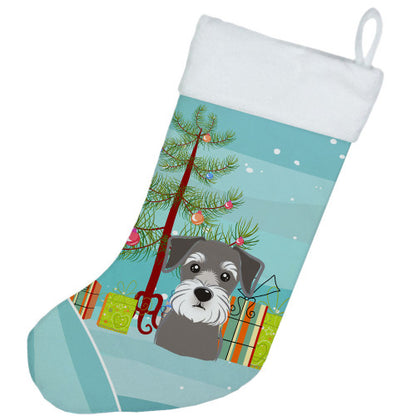 Christmas Tree and Schnauzer Christmas Stocking BB1578CS