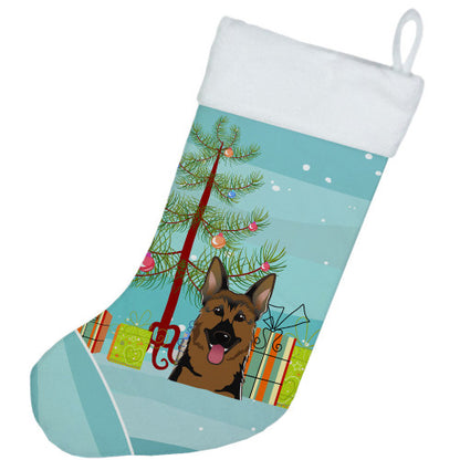 Christmas Tree and German Shepherd Christmas Stocking BB1583CS
