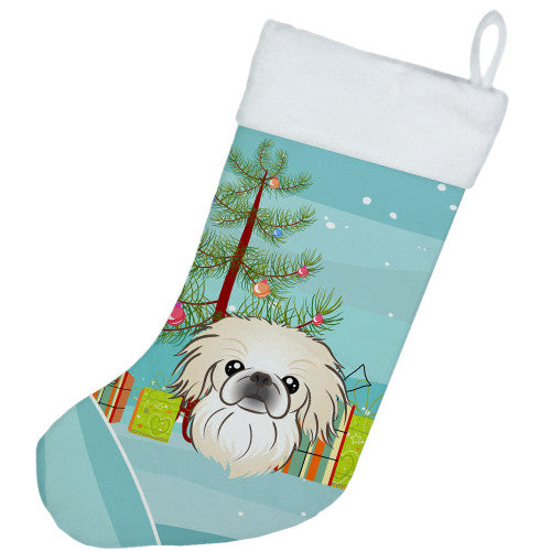 Christmas Tree and Pekingese Christmas Stocking BB1593CS