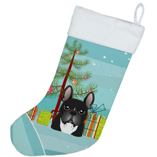 Christmas Tree and French Bulldog Christmas Stocking BB1599CS