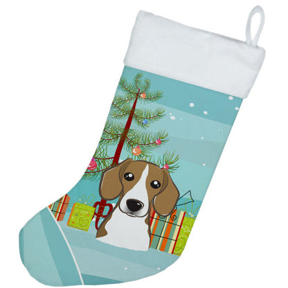 Christmas Tree and Beagle Christmas Stocking BB1611CS