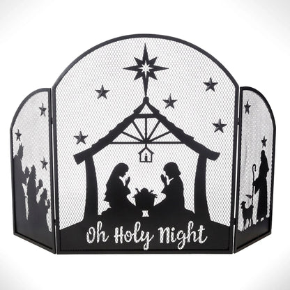Nativity Fireplace Screen, 48"