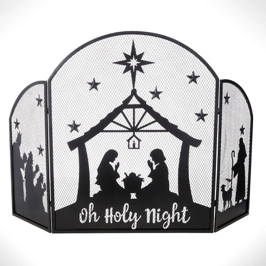 Nativity Fireplace Screen, 48"
