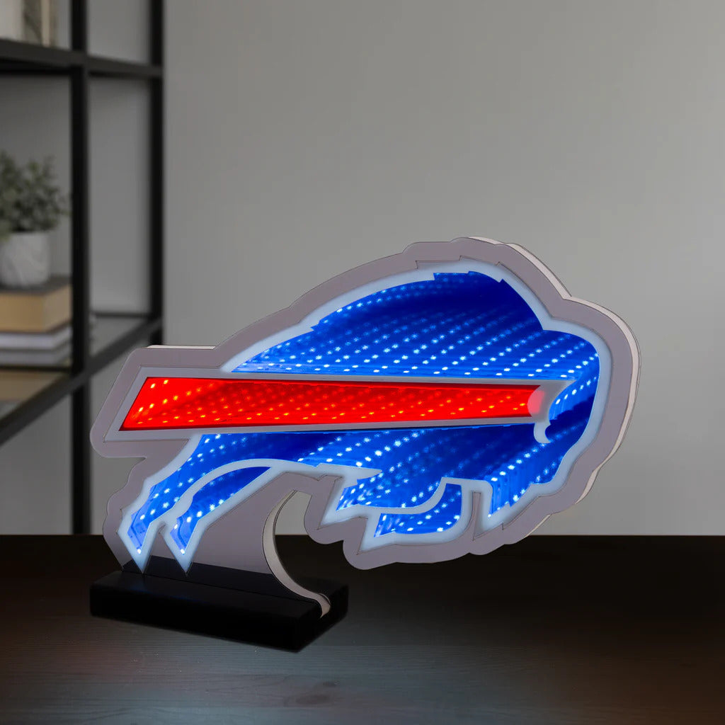 Buffalo Bills LED Infinity Logo Light, Acrylic, w/UL Plug, 9"