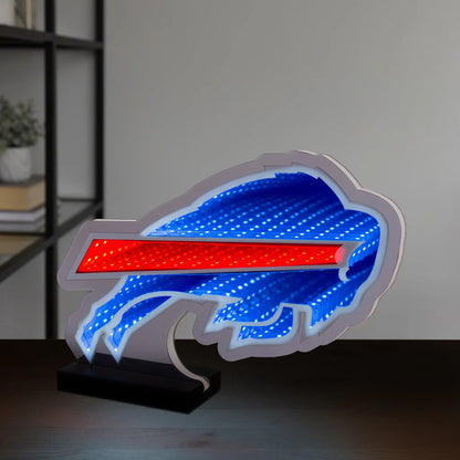 Buffalo Bills LED Infinity Logo Light, Acrylic, w/UL Plug, 9"