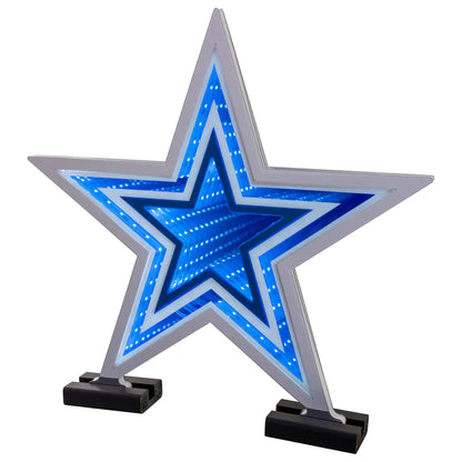 Dallas Cowboys LED Infinity Logo Light, Acrylic, w/UL Plug, 14.5"