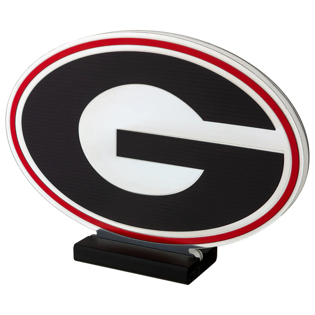 Georgia Bulldogs Logo LED Infinity Light, Acrylic, w/UL Plug, 9"