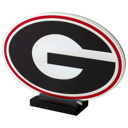 Georgia Bulldogs Logo LED Infinity Light, Acrylic, w/UL Plug, 9"