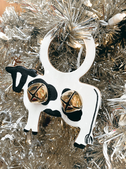Holstein Cow Doorknob Bell
