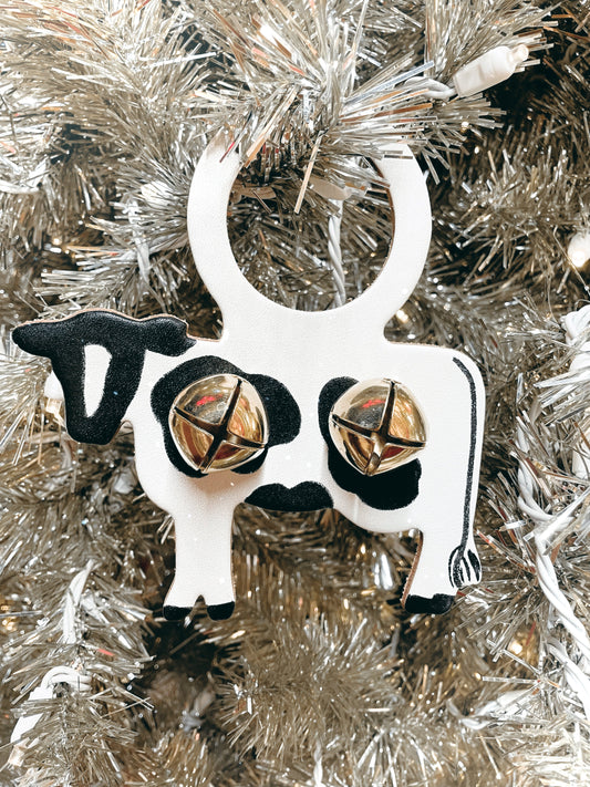 Holstein Cow Doorknob Bell