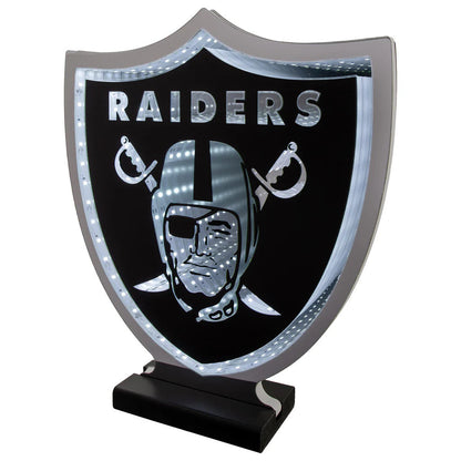 Las Vegas Raiders LED Infinity Logo Light, Acrylic, w/UL Plug, 12"
