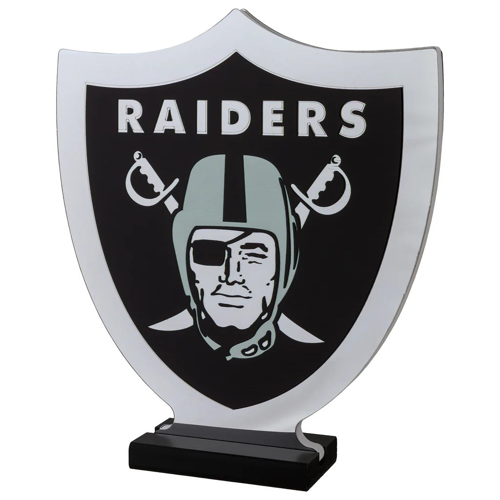 Las Vegas Raiders LED Infinity Logo Light, Acrylic, w/UL Plug, 12"