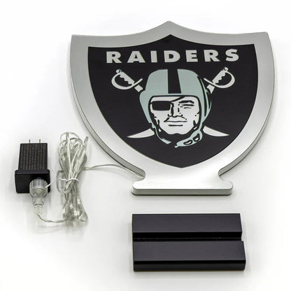 Las Vegas Raiders LED Infinity Logo Light, Acrylic, w/UL Plug, 12"